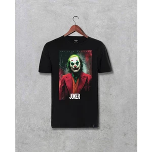 Joker Film Özel Tasarım Baskılı Unisex Siyah Tişört