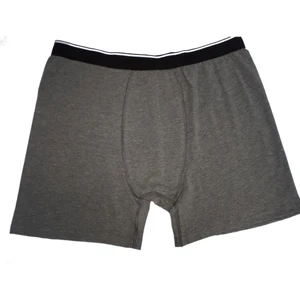 Erkek Büyük Beden Likralı Uzun Paça Boxer 11906-ANTRASIT