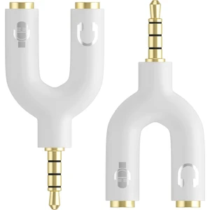 Kulaklık Mikrofon Birleştirici Aparat 3.5mm Erkek 2x3.5mm Dişi Kulaklık Mic Audio Y Splitter Headphone