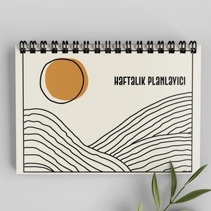 Haftalık Planlayıcı | Çelik Spiralli | Özel Ürün | 52 Yaprak