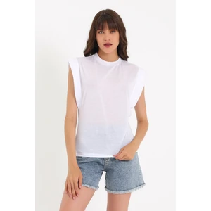 Kolsuz Basic Örme T-Shirt AD-Y38624WYZ