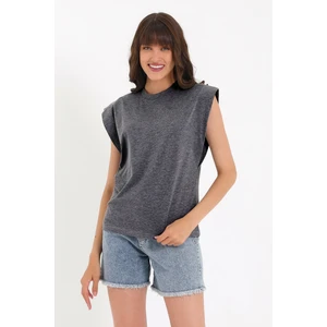 Kolsuz Basic Örme T-Shirt AD-Y38624WYZ