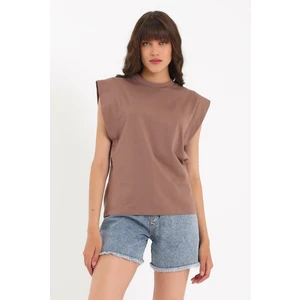 Kolsuz Basic Örme T-Shirt AD-Y38624WYZ