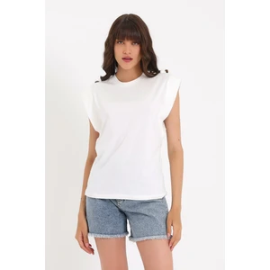 Kolsuz Basic Örme T-Shirt AD-Y38624WYZ