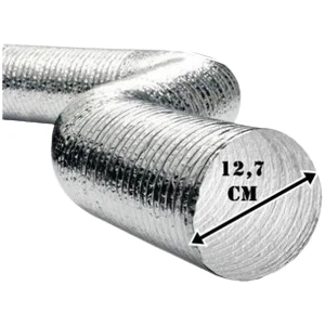 Aspiratör Davlumbaz Havalandırma Borusu Alüminyum Flexi Boru Çelik Tel