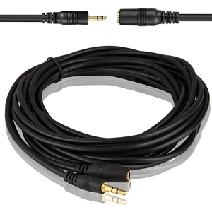 5 Metre 3.5mm Stereo Uzatma Kablosu Aux Extansion Dişi Erkek 3.5mm Ses Kablosu 5m
