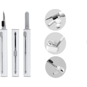Bluetooth Kulaklık Temizleme Kalemi, Çok Işlevli Airpods Pro Temizleyici Kit, Kablosuz Kulaklıklar Için Yumuşak Fırçalı