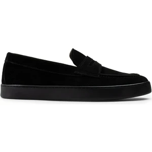 Süet Siyah Loafer Erkek Ayakkabı