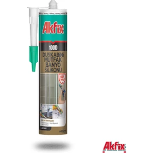 Akfi x  100d Duşakabin Mutfak Banyo Silikonu  Beyaz