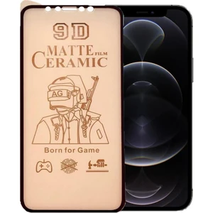 iPhone 12 Pro Ekran Koruyucu 9d Mat Seramik Nano Tam Kaplayan