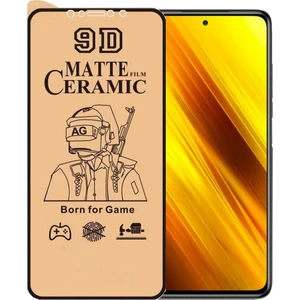 Poco X3 Nfc Ekran Koruyucu 9d Mat Seramik Nano Full Kavisli