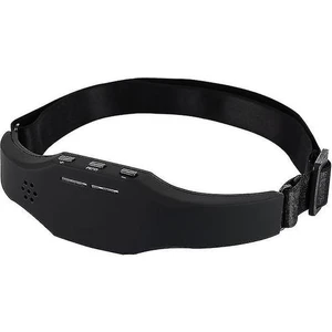 Three Beans Kafa Masajı Akıllı Uyku Enstrüman Elektrik Şarj Edilebilir Masaj (Siyah) (Yurt Dışından)