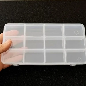 Yiğit Aksesuar 12 Gözlü Hobi Boncuk Takı Kutusu Organizer Kutu