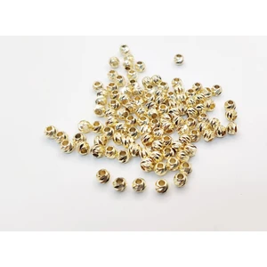 Yiğit Aksesuar 20 Adet Gold Dorika Boncuk Kararma Yapmaz 5 mm Ara Aparatı