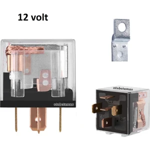 Mini Role 12 V 5 Uçlu 40 A Far Korna Lpg Rolesi