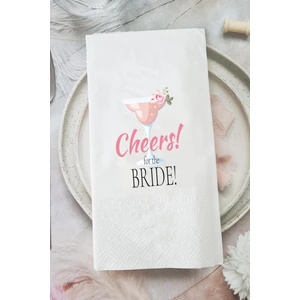 Cheers For The Bride Konuşan Peçete Sunum Peçetesi