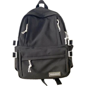 Black Tea Basit ve Çok Yönlü Japon Tarzı Sırt Çantası (Yurt Dışından)