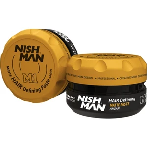 NISHMAN M1 Argan Özlü Mat Görünümlü Saç Şekillendirici Wax - 100 ml