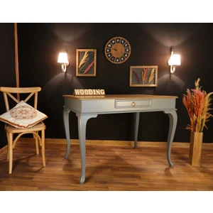120 cm Tek Çekmeceli Masif Çalışma Masası
