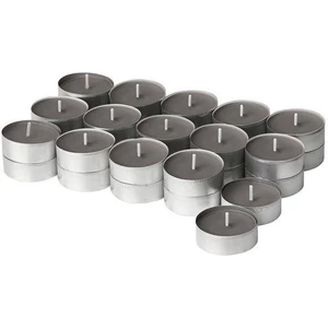 IKEA Şenlik Ateşi Kokulu  Toprak Tütsü Kokusu Mini Mum Gri 30'lu 3,8 cm