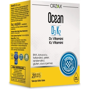 Ocean D3K2 Damla 20 ml 04/2022