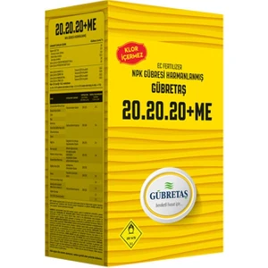 20 20 20 Azot Fosfor Potasyum Iz Elementli Çinko Demir Bakır Mangan Toz Npk Gübresi Harmanlanmış 1 kg