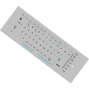Rob Ada  Türkçe Q Klavye Etiketi Laptop Pc Sticker