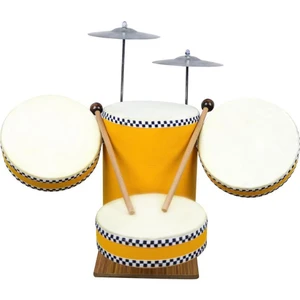 Jet’s Home Yerli Bateri Davul Set  El Yapımı Deri Çocuklar Için Eğitici Oyuncak