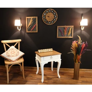 Tek Çekmeceli Masif Komodin Yan Sehpa