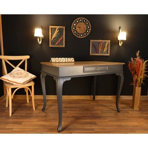 120 cm Tek Çekmeceli Masif Çalışma Masası