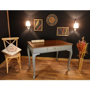 120 cm Tek Çekmeceli Masif Çalışma Masası