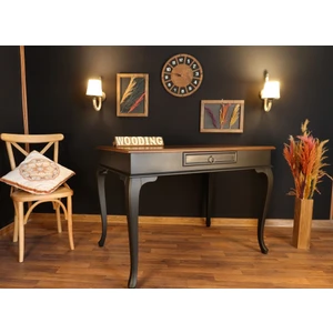 120 cm Tek Çekmeceli Masif Çalışma Masası