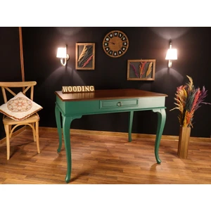 120 cm Tek Çekmeceli Masif Çalışma Masası