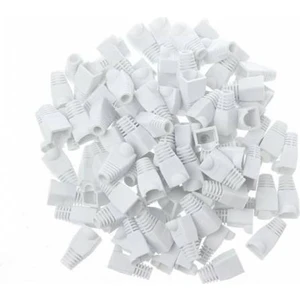 RJ45 Jack Koruma Kılıfı Bot Beyaz (100 Adet)