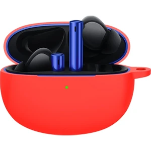 Realme Buds Air 3 Kulaklık Için Silikon Kılıf  - Kırmızı (Yurt Dışından)