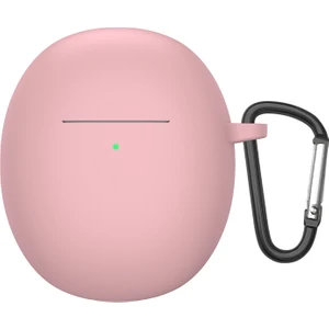 Oppo Enco R Kulaklık Için Koruyucu Silikon Kılıf  - Pembe (Yurt Dışından)