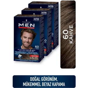 Men Perfect Saç Boyası 60 - Kahve  X 3 Adet