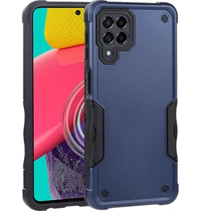 Galaxy M53 5G İçin Kaymaz Telefon Kılıfı - Koyu Mavi (Yurt Dışından)