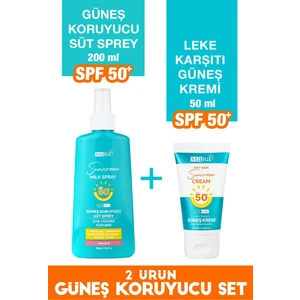 Spf 50+ Yüksek Güneş Koruma Yüz ve Vücut Seti 2 Ürün
