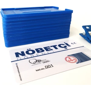 Nöbetçi Öğrenci Kartı 10 Adet