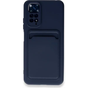 M.TK Moveteck Xiaomi Redmi Note 11S Uyumlu Kılıf Kamera Lens Korumalı Kartvizitli Ince Silikon Kapak Renkli Soft Mat Yeni Tasarım