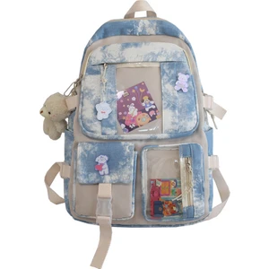 Büyük Kapasiteli Sırt Çantası - Mavi (Yurt Dışından)