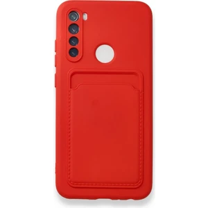 M.TK Moveteck Xiaomi Redmi Note 8 Uyumlu Kılıf Kamera Lens Korumalı Kartvizitli Ince Silikon Kapak Renkli Soft Mat Yeni Tasarım