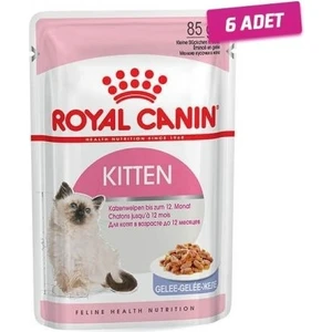 Royal Canin Kitten Jelly Pouch Yavru Kedi Maması 85 gr 6 Adet