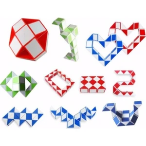 24 Parça Magic Snake Rubik Yılan Zeka Küpü Küçük Boy