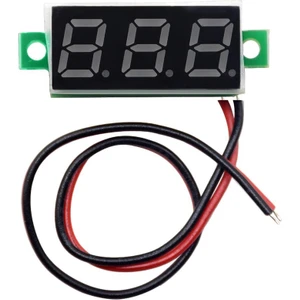 Rob Ada  Dijital Mini Voltmetre Dc 4V-30V 0.28" 2 Kablolu Kırmızı