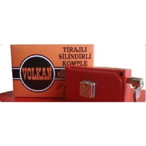 Trajlı 14 cm Demir Kapı Kilidi