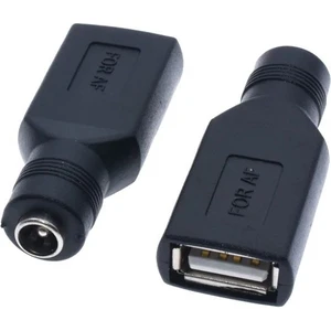 Rob Ada  Adaptör Şarj Ucu 5.5x2.1mm To USB 2.0 Soket Çevirici Power Adaptör