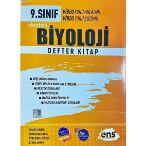 ENS Yayıncılık 9. Sınıf Biyoloji Destek Defterim