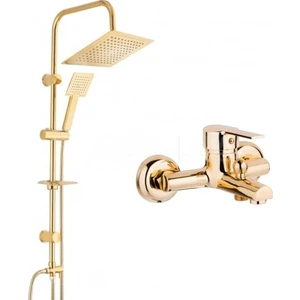 Akm Dekor Gold Banyo Seti - Duş Robotu, Banyo Bataryası